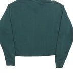 PUMA Womens Green Pullover Hoodie XS Cotton Blend Casual Sportswear