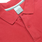 NIKE Mens Red Polo Shirt Short Sleeve Plain M Cotton Casual Summer