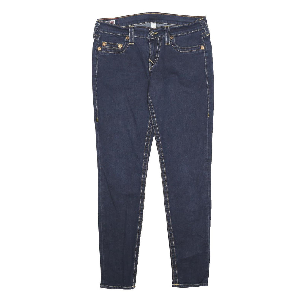TRUE RELIGION Womens Jeans Blue Slim Skinny Denim Medium W31 L29 Stretch Cotton