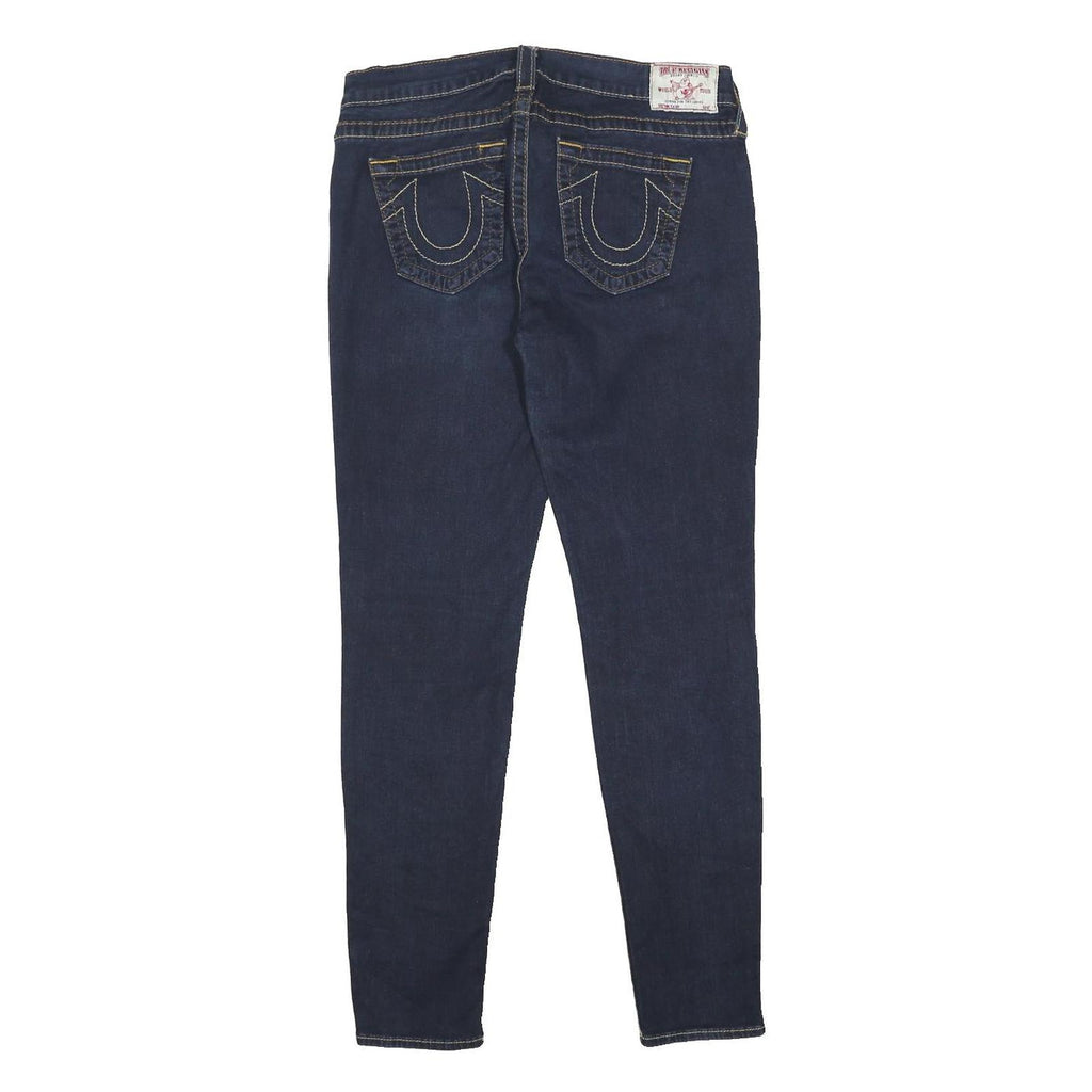 TRUE RELIGION Womens Jeans Blue Slim Skinny Denim Medium W31 L29 Stretch Cotton