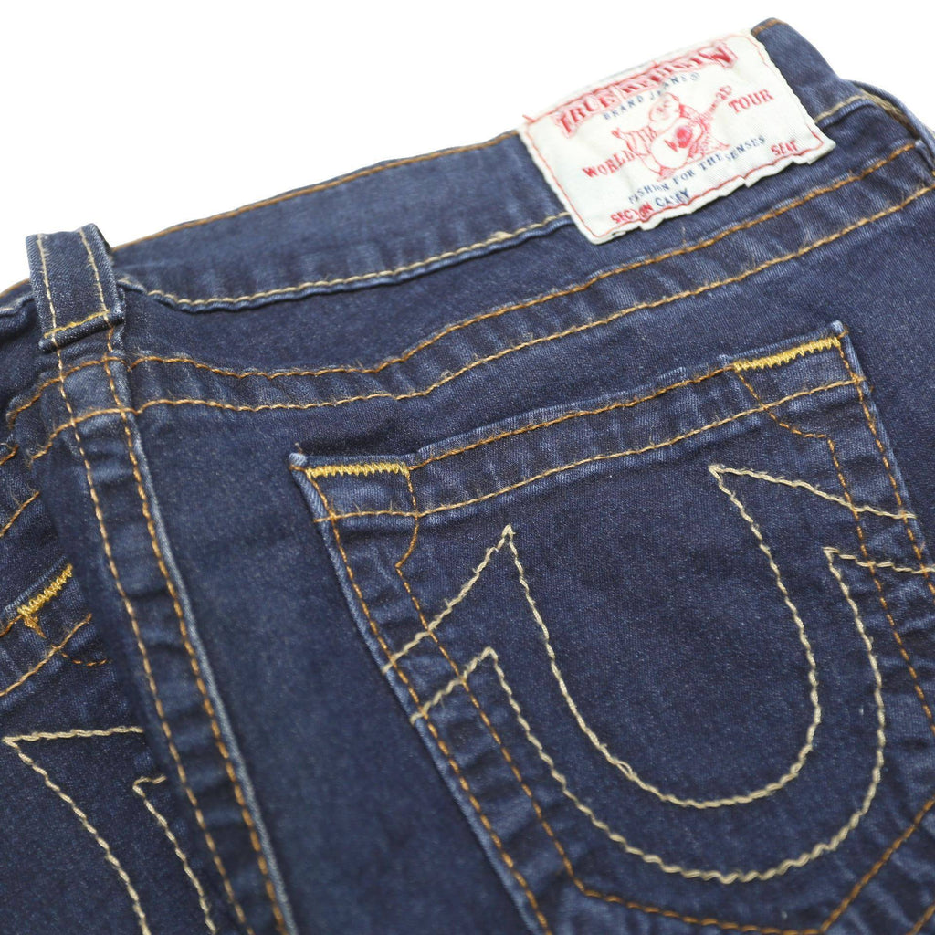 TRUE RELIGION Womens Jeans Blue Slim Skinny Denim Medium W31 L29 Stretch Cotton