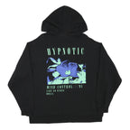 ASOS Mens Black Hypnotic Graphic Print Pullover Hoodie XS Casual