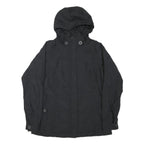 THE NORTH FACE Womens Black Outdoor Jacket M Polyester Blend Zip Hooded Plain