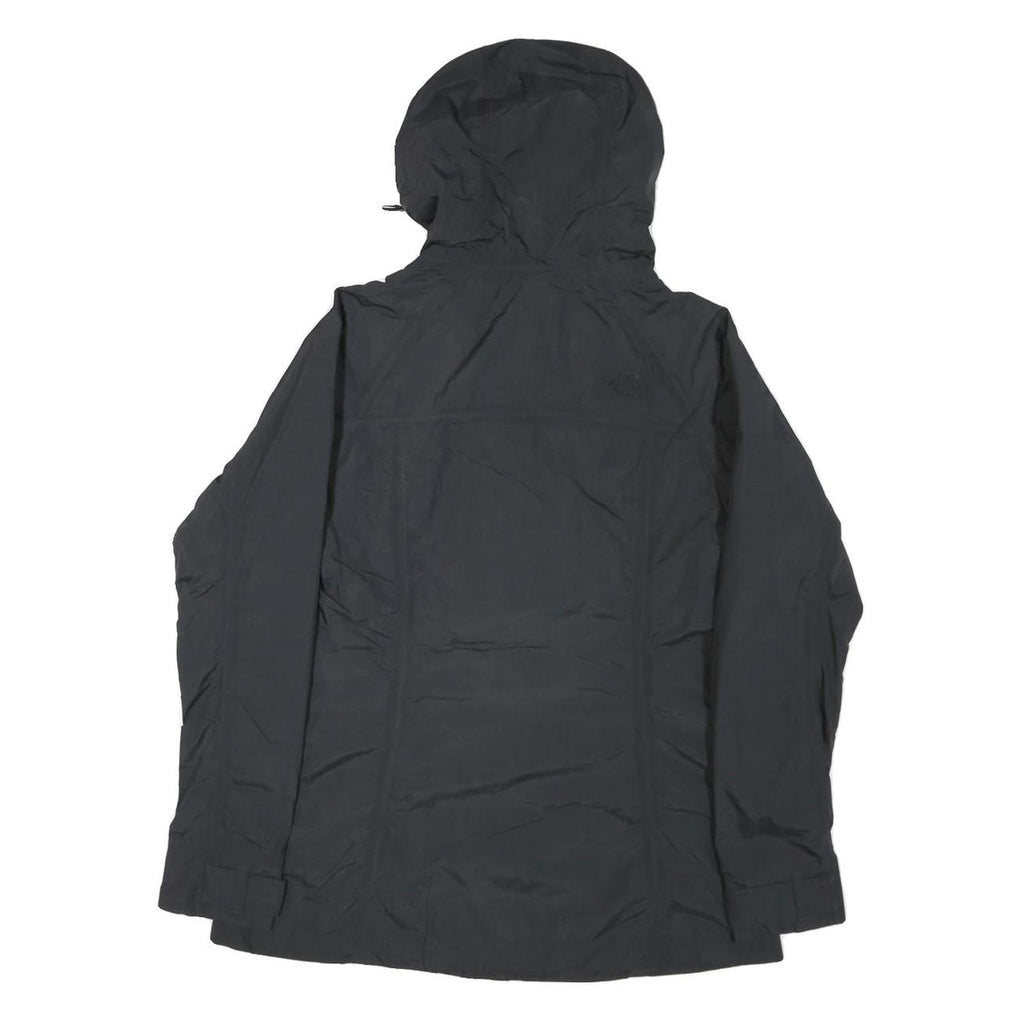 THE NORTH FACE Womens Black Outdoor Jacket M Polyester Blend Zip Hooded Plain