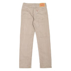 LEVI'S 505 Jeans Mens Grey Regular Straight W30 L30