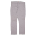DICKIES Chino Mens Trousers Grey Regular Straight W34 L31