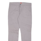 DICKIES Chino Mens Trousers Grey Regular Straight W34 L31