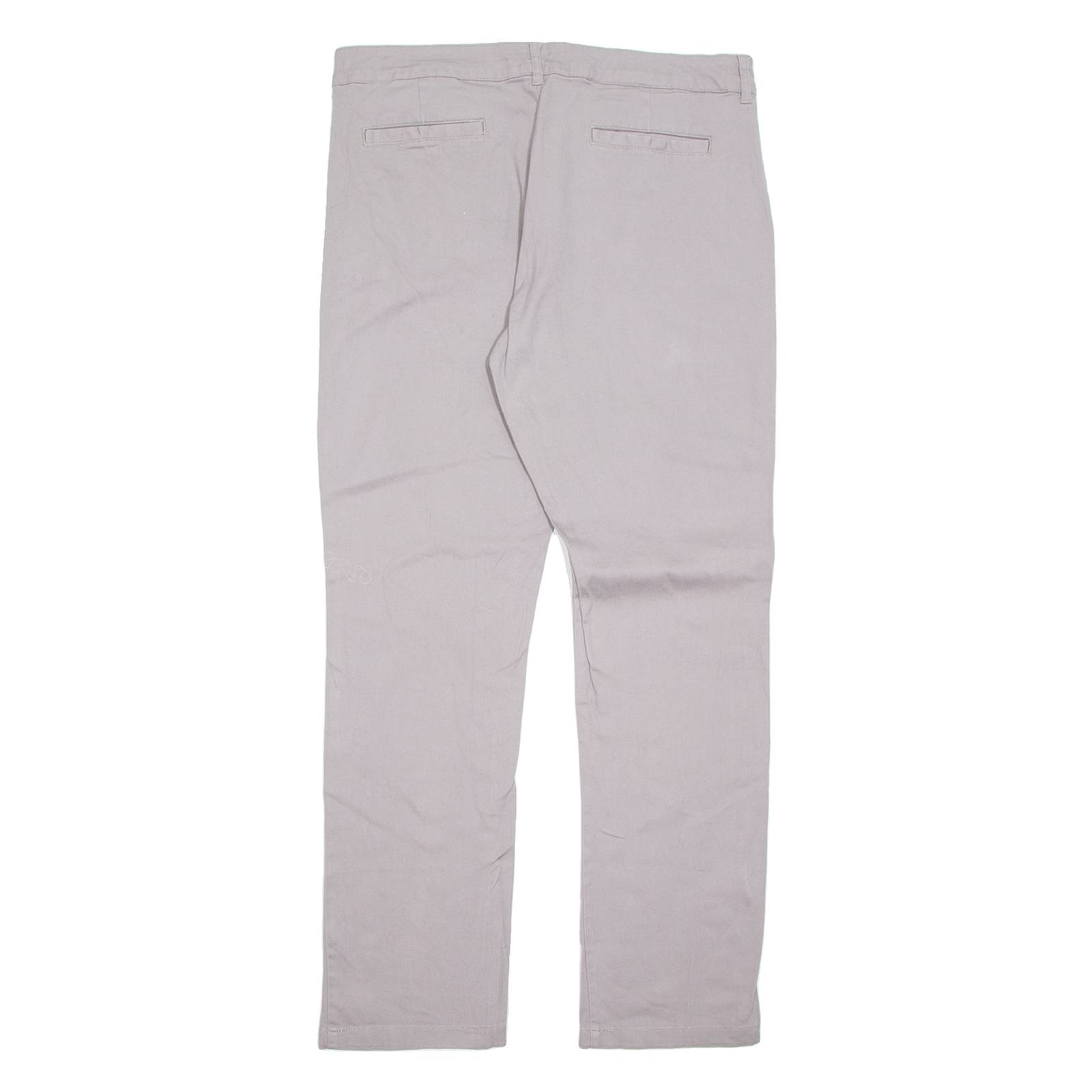 DICKIES Chino Mens Trousers Grey Regular Straight W34 L31