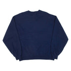 JERZEES The Gridiron Football Mens Sweatshirt Blue USA L