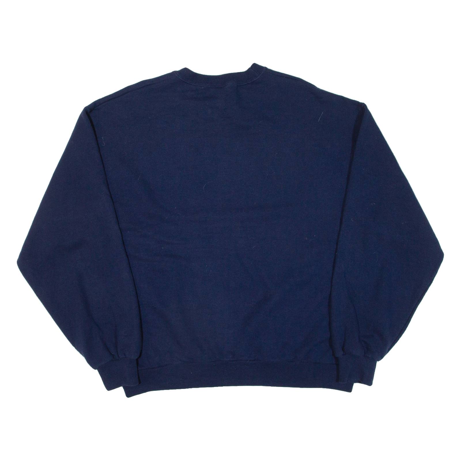 JERZEES The Gridiron Football Mens Sweatshirt Blue USA L