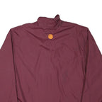 ADIDAS Mens Maroon & White Avon Lake Basketball Track Jacket L Polyester Blend