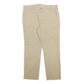CARHARTT Mens Cotton Blend Khaki Relaxed Tapered Trousers W40 L32 Workwear