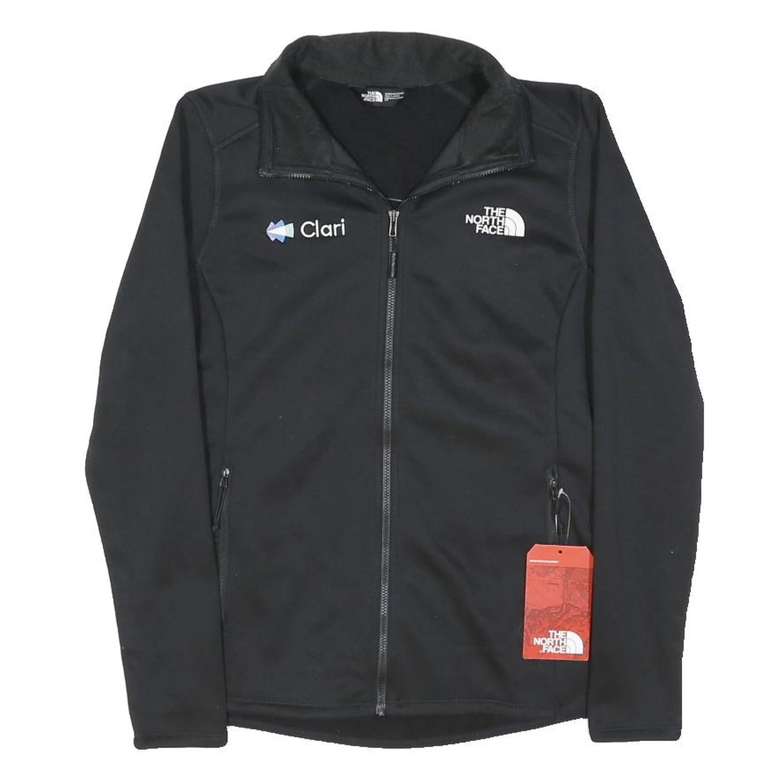 THE NORTH FACE Womens Black Jacket S Polyester Blend Plain Zip Outdoor