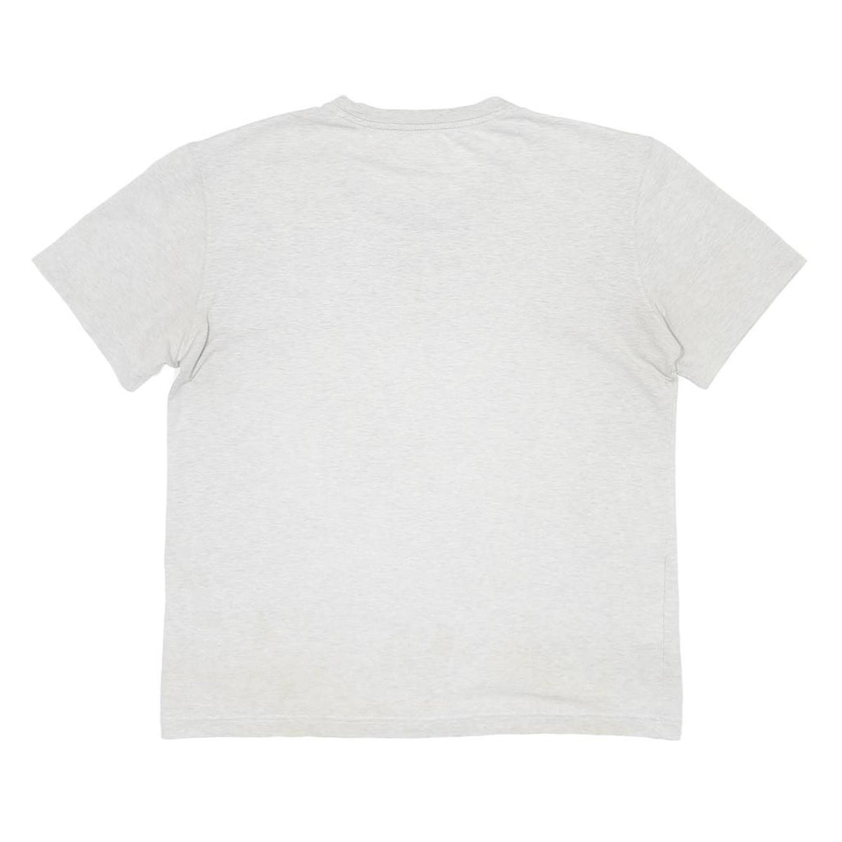 LACOSTE Mens White Short Sleeve Crew Neck Cotton Blend T-Shirt M Classic Fit