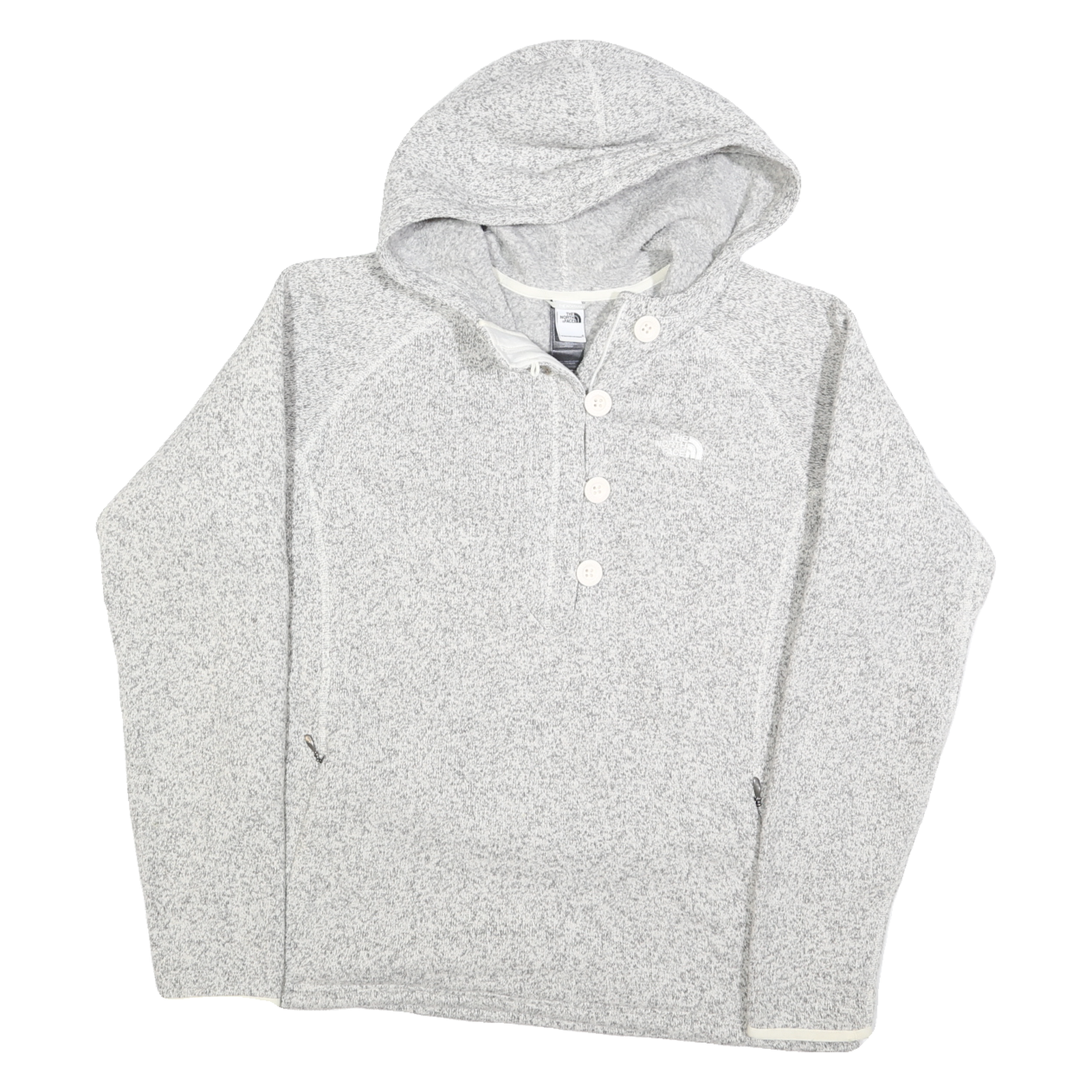 THE NORTH FACE Womens Grey Patterned Pullover Crew Neck Jumper XL Hooded Outdoor