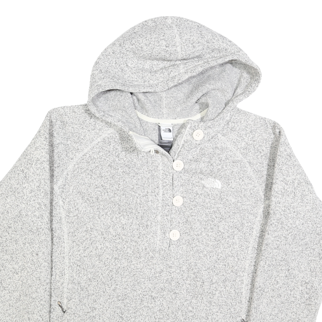 THE NORTH FACE Womens Grey Patterned Pullover Crew Neck Jumper XL Hooded Outdoor