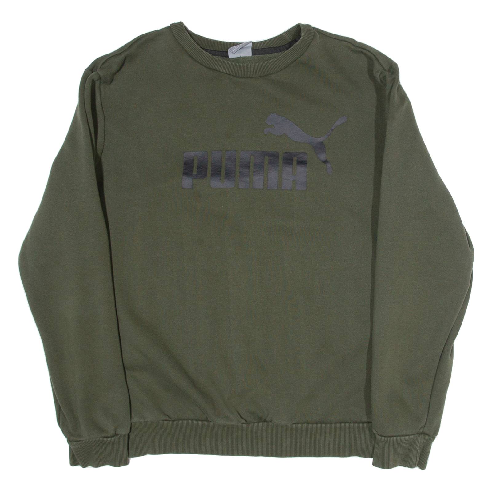 PUMA Womens Sweatshirt Green L