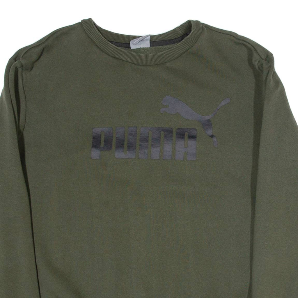 PUMA Womens Sweatshirt Green L