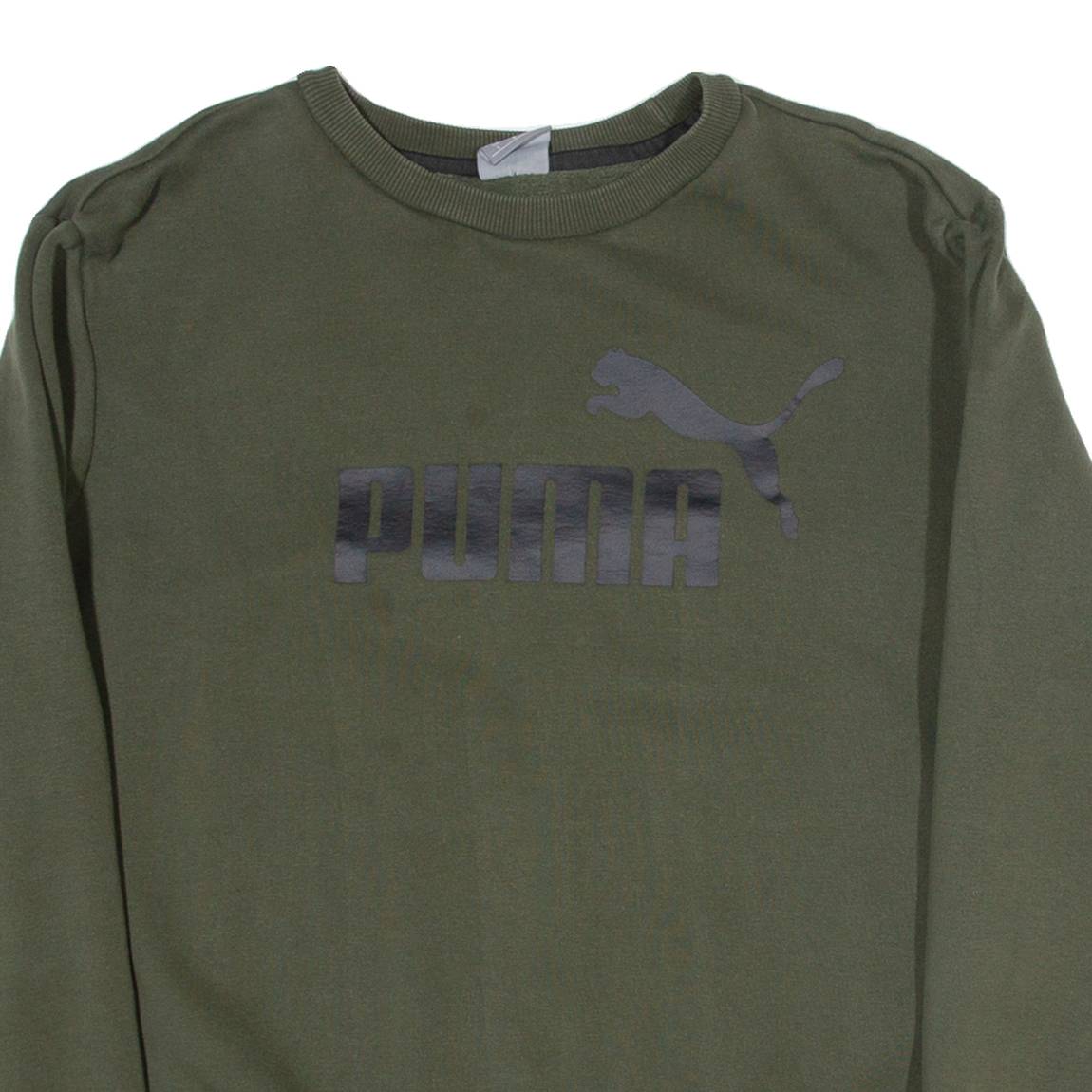 PUMA Womens Sweatshirt Green L