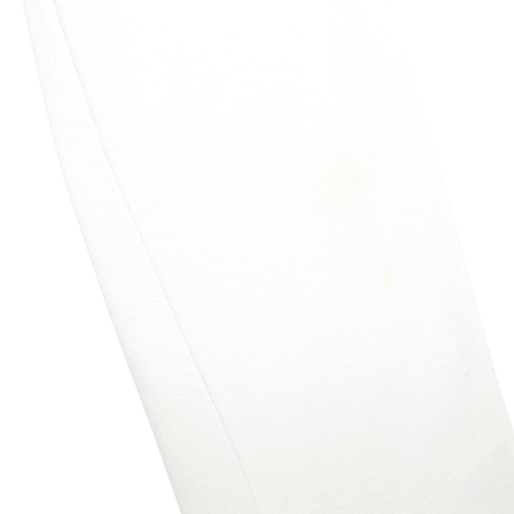 LOTTO Mens White Long Sleeve Plain Polo Shirt 2XL Cotton Casual Sportswear