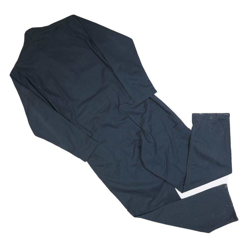 DICKIES Mens Navy Blue Cotton Blend Dungarees Regular Fit Long Sleeve L W38 L32