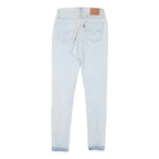 LEVI'S 710 Womens Jeans White Slim Skinny Denim Light W24 L27 Stretch Zip