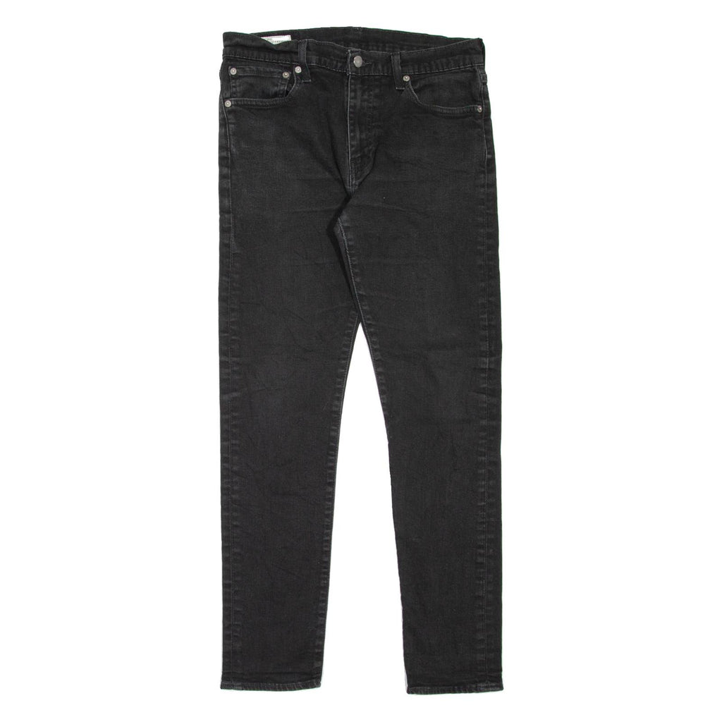 LEVI'S 512 BIG E Jeans Mens Black Slim Tapered W32 L29