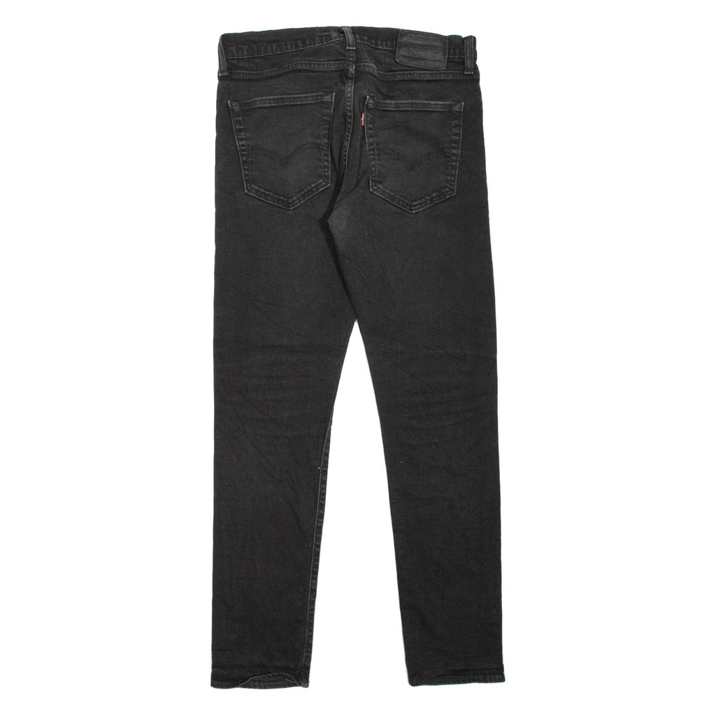 LEVI'S 512 BIG E Jeans Mens Black Slim Tapered W32 L29