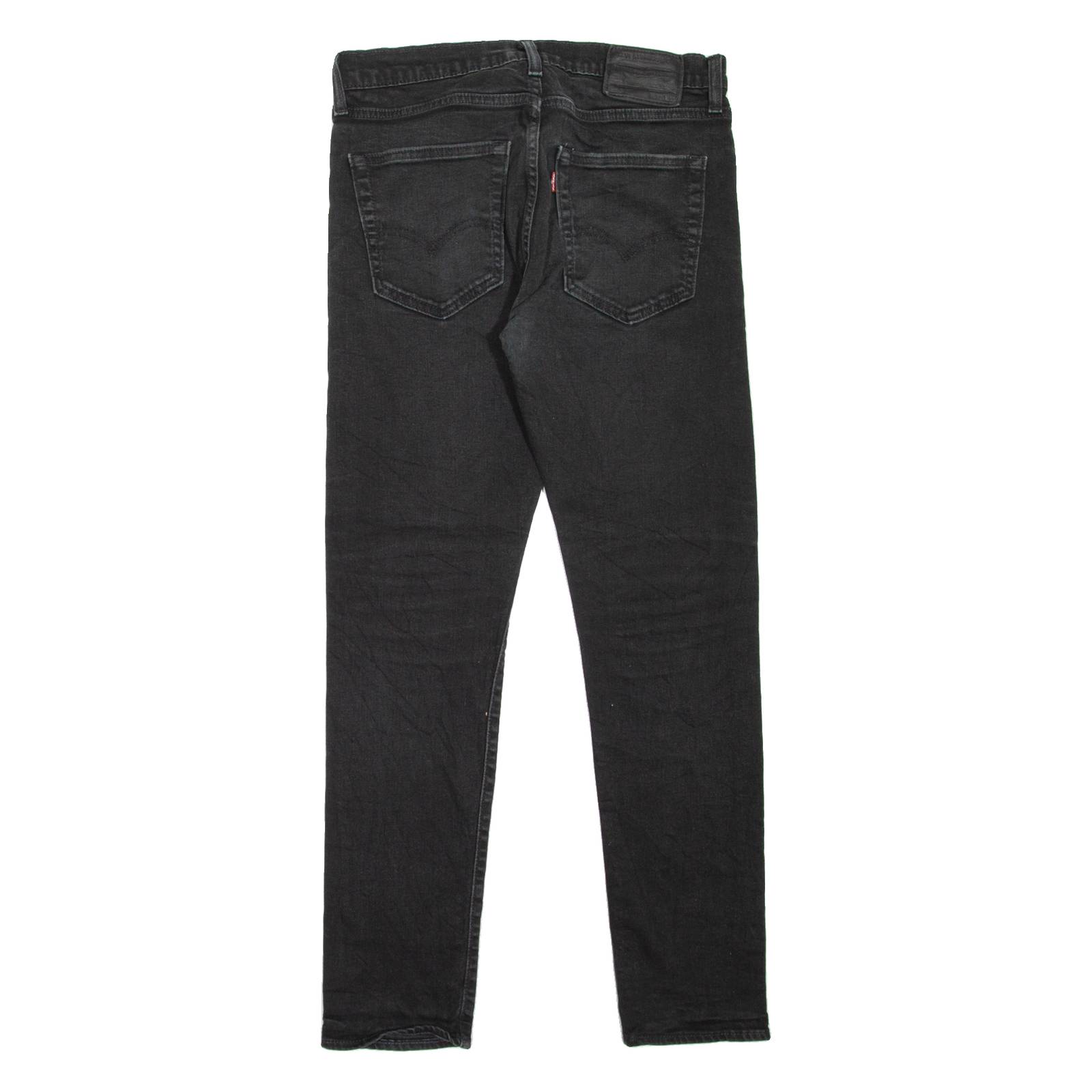 LEVI'S 512 BIG E Jeans Mens Black Slim Tapered W32 L29