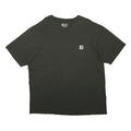 CARHARTT Mens Black Pocket T-Shirt XL Short Sleeve Crew Neck Cotton Casual