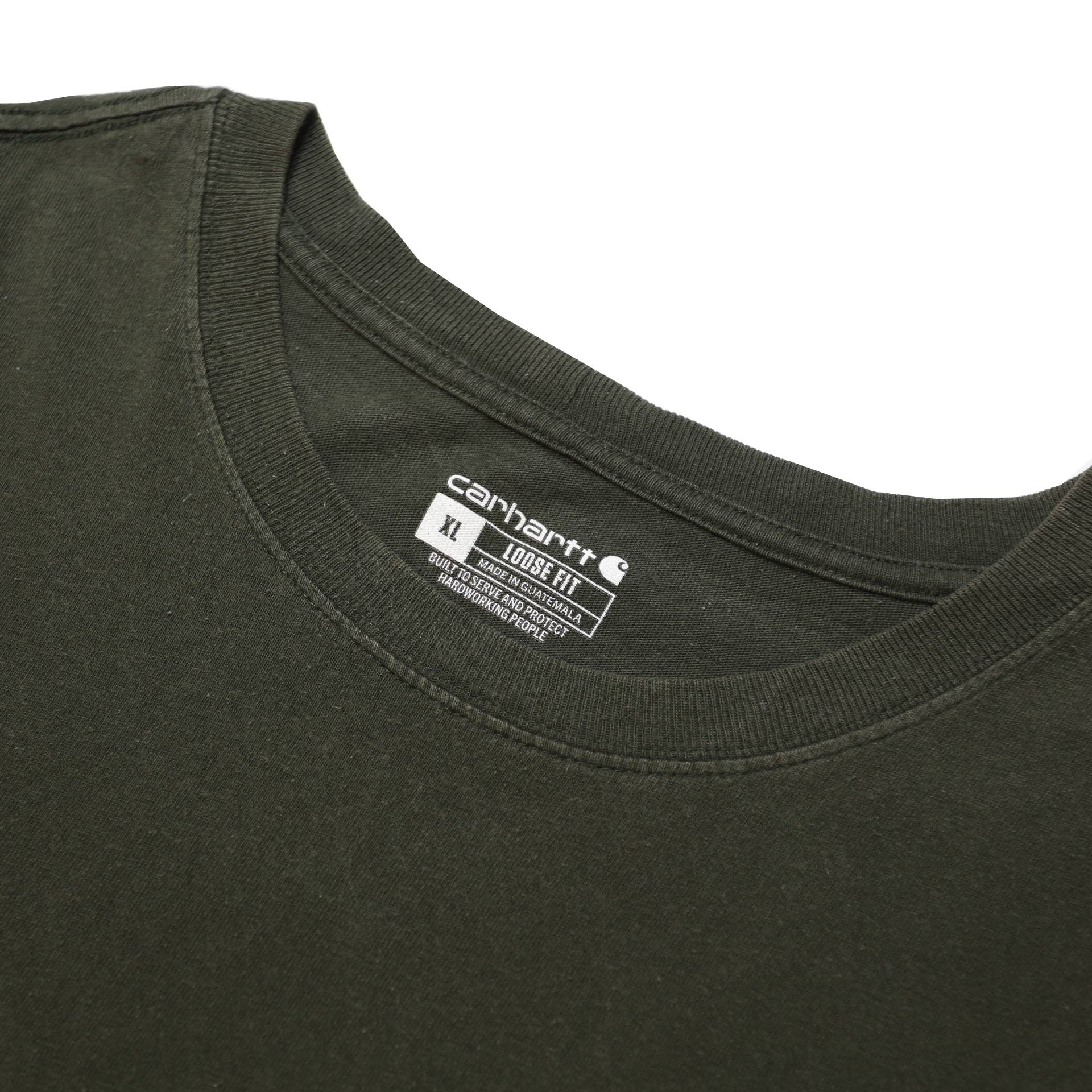 CARHARTT Mens Black Pocket T-Shirt XL Short Sleeve Crew Neck Cotton Casual