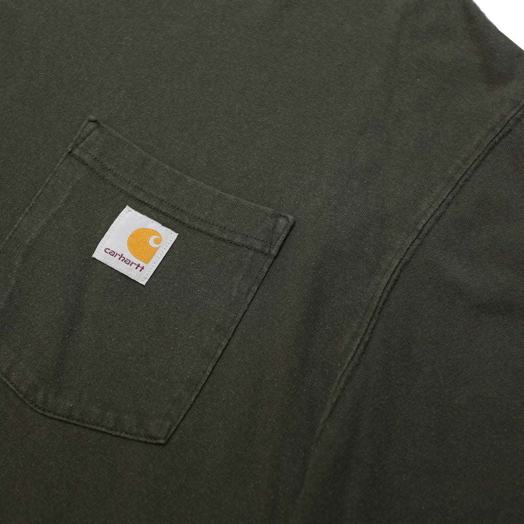 CARHARTT Mens Black Pocket T-Shirt XL Short Sleeve Crew Neck Cotton Casual