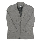 PROPHECY Womens Black & White Houndstooth Tailored Jacket UK 10 Wool Blend