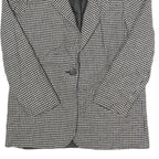 PROPHECY Womens Black & White Houndstooth Tailored Jacket UK 10 Wool Blend