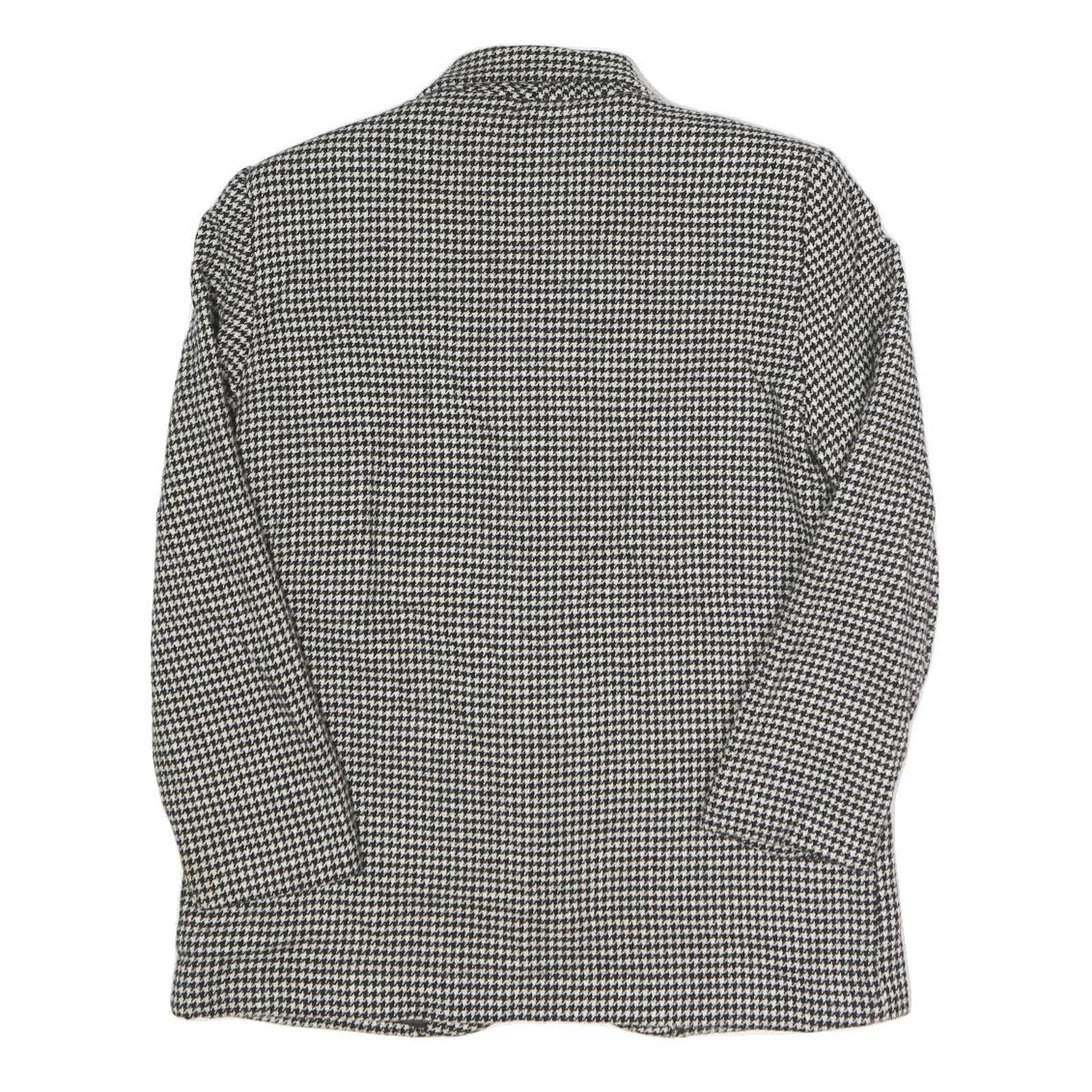 PROPHECY Womens Black & White Houndstooth Tailored Jacket UK 10 Wool Blend