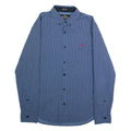 HOLLISTER Mens Shirt Blue Spotted Long Sleeve XS