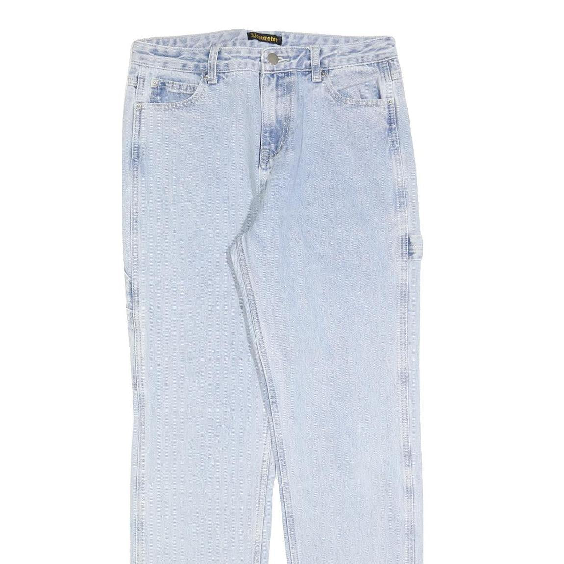 YANGSTER Womens Jeans Blue Regular Straight Denim Light W30 L30 Workwear