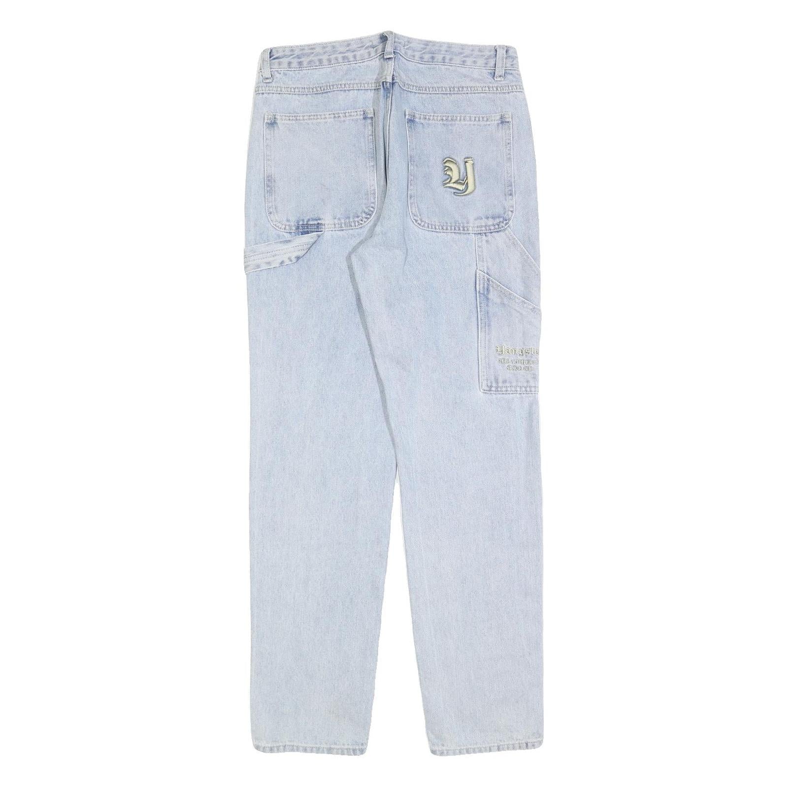 YANGSTER Womens Jeans Blue Regular Straight Denim Light W30 L30 Workwear