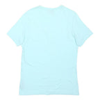 BARBOUR Mens Blue Graphic T-Shirt S Short Sleeve Crew Neck Casual Cotton