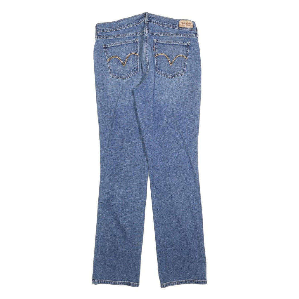 LEVI'S Womens Blue Regular Straight Denim Medium W29 L32 Casual Jeans