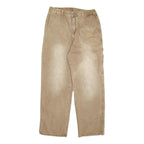 ZO DESIGN Mens Beige Regular Fit Straight Denim W30 L28 Cotton Blend Zip Jeans