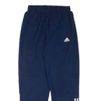 ADIDAS Mens Track Pants Blue Straight S W26 L30