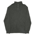 CALVIN KLEIN JEANS Mens Grey Pullover Plain Crew Neck Basic Knit XL Cotton Blend