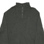 CALVIN KLEIN JEANS Mens Grey Pullover Plain Crew Neck Basic Knit XL Cotton Blend