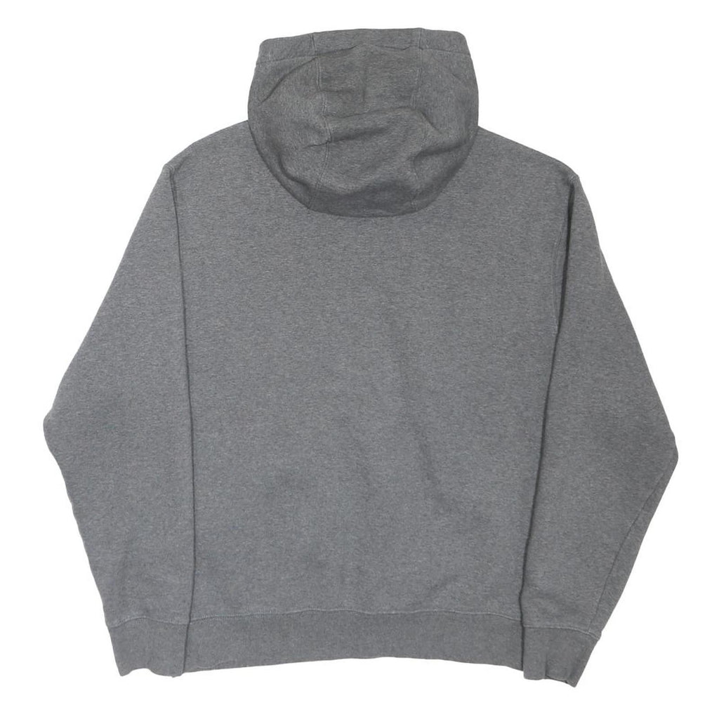 NIKE Mens Grey Hoodie M Cotton Blend Pullover Casual Sportswear