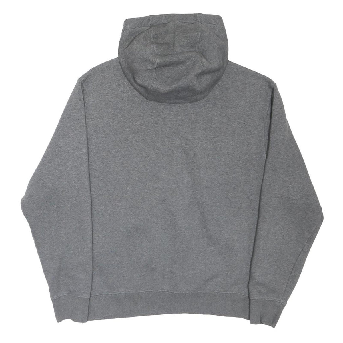 NIKE Mens Grey Hoodie M Cotton Blend Pullover Casual Sportswear