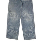BLK Mens Jeans Regular Straight Denim Medium W27 L26 Distressed Pocket Detailing
