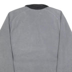 PUMA Mens Grey & Black Patterned Full Zip Jumper Crew Neck Polyester Blend S