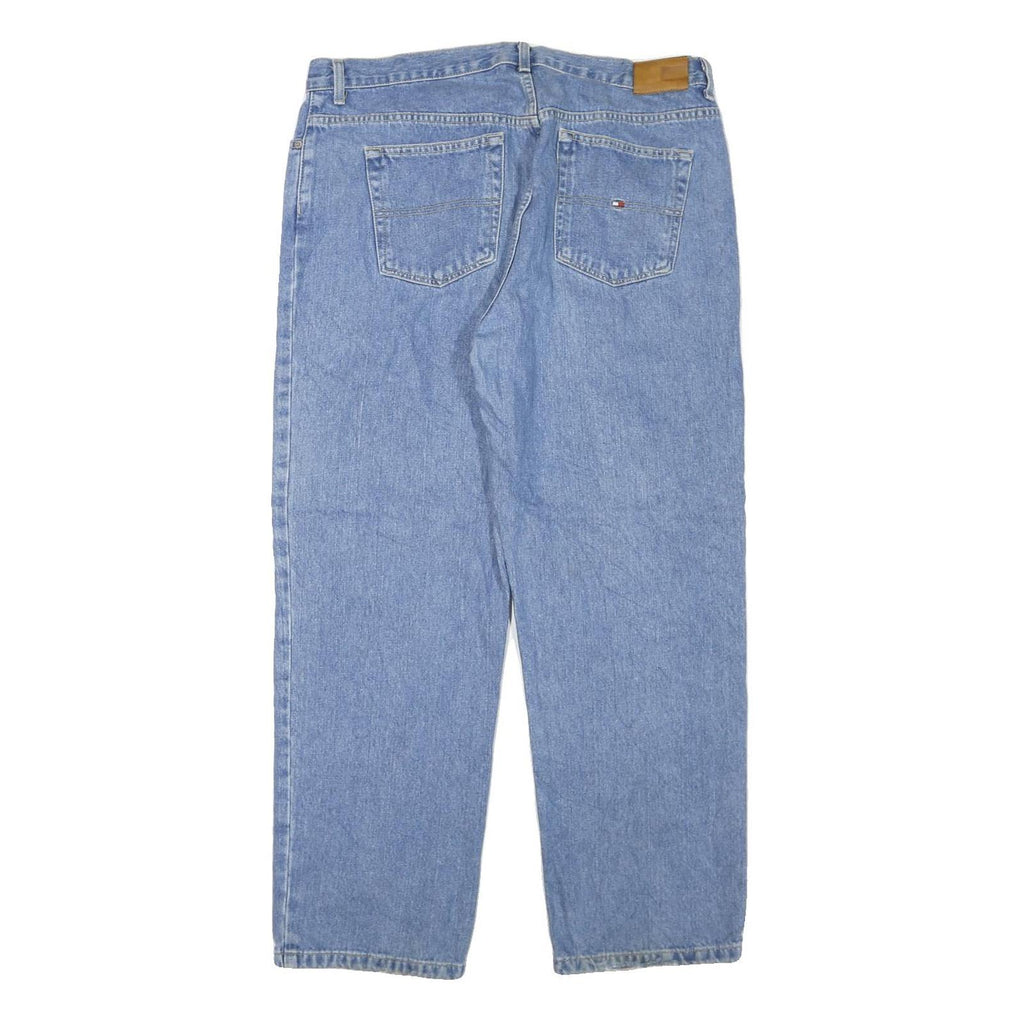 TOMMY HILFIGER Womens Jeans Blue Regular Straight Denim Medium W36 L29 Classic