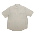 ARAMATA DI MARE Mens Beige Casual Shirt L Cotton Blend Button Pocket